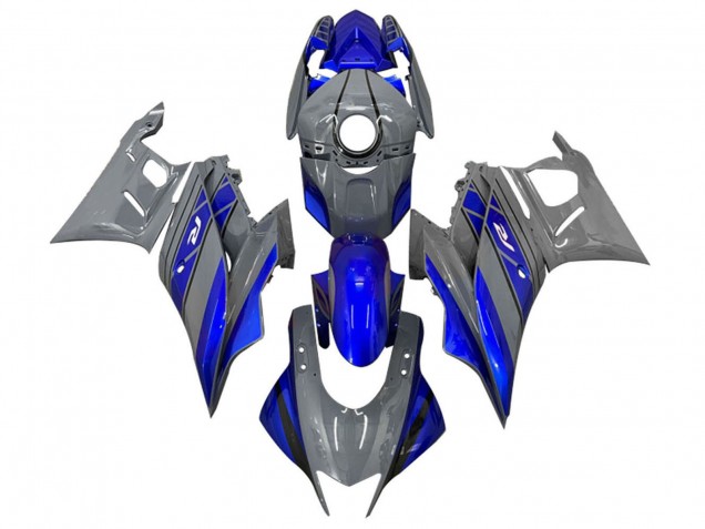 2022-2024 Yamaha YZF R3/R25 Motorcycle Fairings - Dark Grey Blue