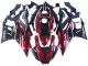 2022-2024 Yamaha YZF R3/R25 Motorcycle Fairing - Red White Glossy Black
