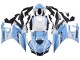 2022-2024 Yamaha YZF R3/R25 Motorcycle Fairings - White Light Blue
