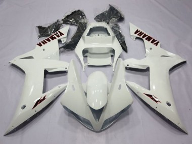 2002-2003 Yamaha YZF 1000 R1 Motorcycle Fairings - Pearl White Black