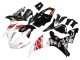 2002-2003 Yamaha YZF 1000 R1 Motorcycle Fairings - White Red Black Castrol