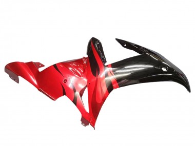 2002-2003 Yamaha YZF 1000 R1 Motorcycle Fairings - Glossy Black Red Flame