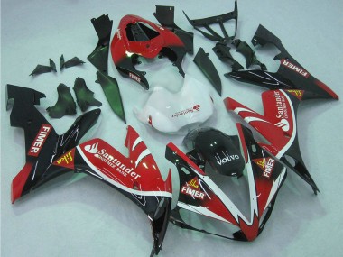 2004-2006 Yamaha YZF 1000 R1 Motorcycle Fairings - Red White Black Green Volvo Jika Fimer Santander