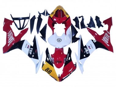 2004-2006 Yamaha YZF 1000 R1 Motorcycle Fairings - Yellow Red White Black YSP 88