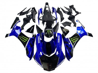 2015-2019 Yamaha YZF 1000 R1 Motorcycle Fairings - Blue Glossy Black Green Monster