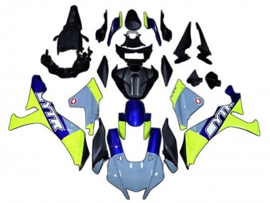 2020-2025 Yamaha YZF 1000 R1 Motorcycle Fairings - Blue Green Black