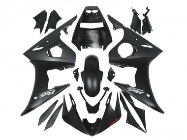2006-2009 Yamaha YZF R6S Motorcycle Fairings - Matte Black