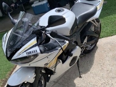 2006-2009 Yamaha YZF R6S Motorcycle Fairings - White Gold