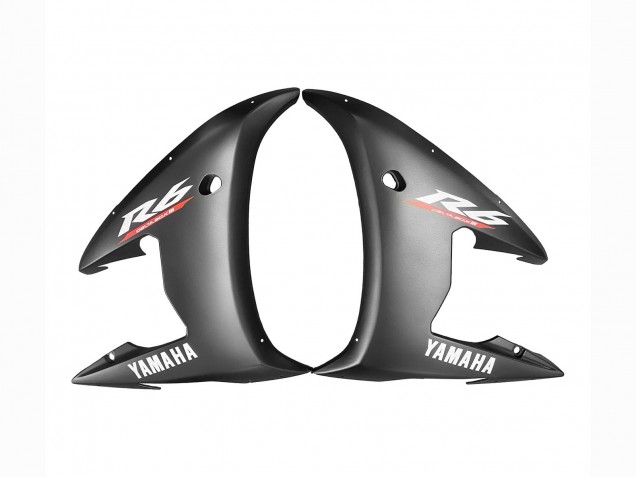 2005 Yamaha YZF 600 R6 Motorcycle Fairings - Matte Black Glossy Black Grey Red