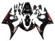 2005 Yamaha YZF 600 R6 Motorcycle Fairings - Black Red
