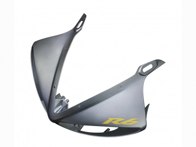 2005 Yamaha YZF 600 R6 Motorcycle Fairings - Grey Matte Black Gold