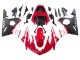 2005 Yamaha YZF 600 R6 Motorcycle Fairings - Red White Matte Black
