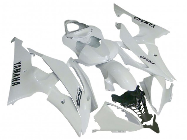 2008-2016 Yamaha YZF 600 R6 Motorcycle Fairings - Glossy White
