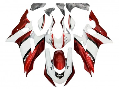 2017-2025 Yamaha YZF 600 R6 Motorcycle Fairing Kits - White Red Black