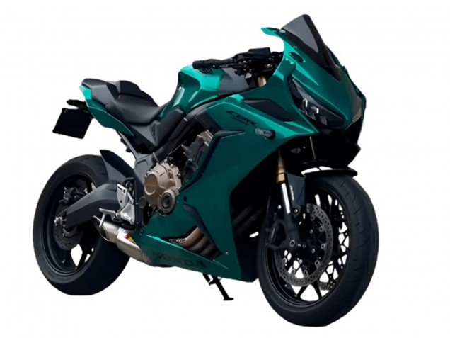 2021-2023 Honda CBR650R Motorcycle Fairings - Dark Green