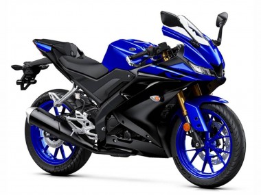 2019-2024 Yamaha YZF R125 Motorcycle Fairings - Blue Matte Black