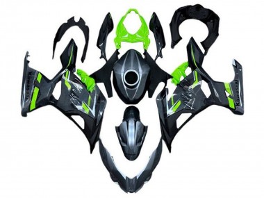 2018-2024 Kawasaki Ninja 400 Motorcycle Fairings - Green Grey