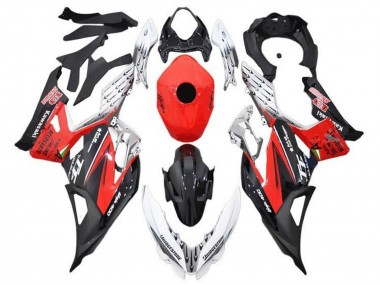 2018-2024 Kawasaki Ninja 400 Motorcycle Fairings - White Red Black