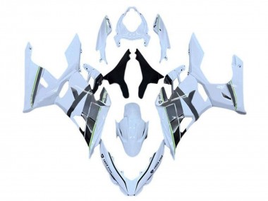 2018-2024 Kawasaki Ninja 400 Motorcycle Fairings - White Grey Black Green