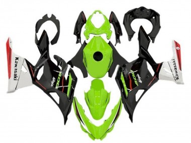 2018-2024 Kawasaki Ninja 400 Motorcycle Fairings - Green Black White Red
