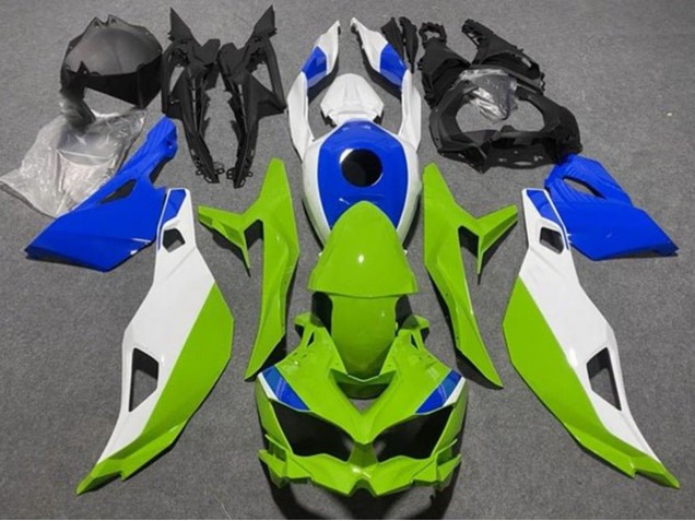 2019-2025 Kawasaki ZX25R ZX-25R Motorcycle Fairings - White Blue Green