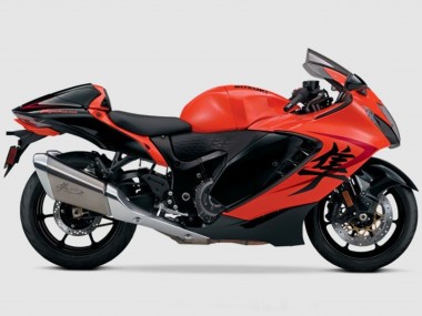 2021-2025 Orange Matte Black Suzuki GSXR 1300 Hayabusa Motorcycle Fairings