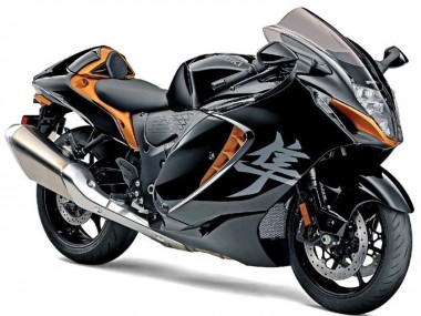 2021-2025 Black Gold Suzuki GSXR 1300 Hayabusa Motorcycle Fairings