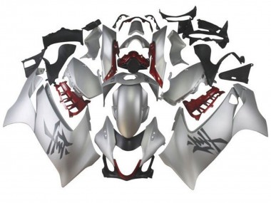 2021-2025 Silver Dark Red Suzuki GSXR 1300 Hayabusa Motorcycle Fairings