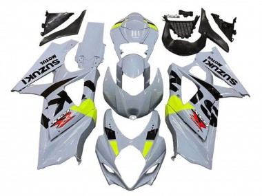 2005-2006 Suzuki GSXR 1000 Motorcycle Fairings - Grey Black Neon Yellow Red