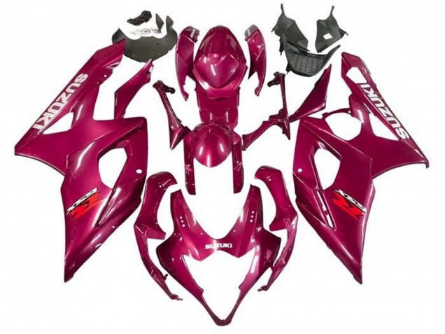 2005-2006 Suzuki GSXR 1000 Motorcycle Fairings - Red Magenta