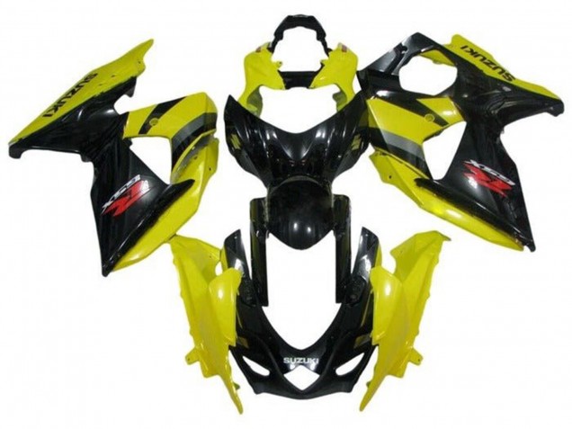 2009-2016 Suzuki GSXR 1000 Motorcycle Fairings - Yellow Black Red Grey