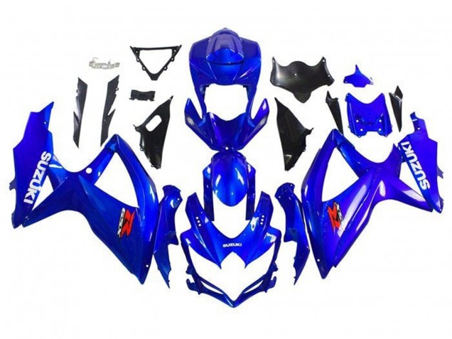 2008-2010 Suzuki GSXR 600 / GSXR 750 Motorcycle Fairing - Blue White Red