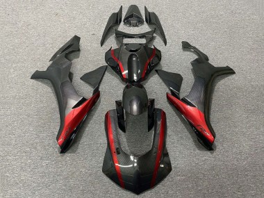 2020-2025 Yamaha YZF 1000 R1 Motorcycle Fairings - Faux Carbon Fiber Red