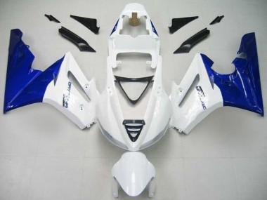 2009-2012 Triumph Daytona 675 Triple Motorcycle Fairing - White Blue