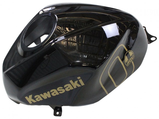 2018-2024 Kawasaki EX400 Motorcycle Fairings - Gold Glossy Black