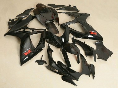 2006-2007 Suzuki GSXR 600/750 Motorcycle Fairing - Glossy Black