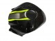 2007-2008 Honda CBR600RR Motorcycle Fairings - Glossy Black High Viz Yellow