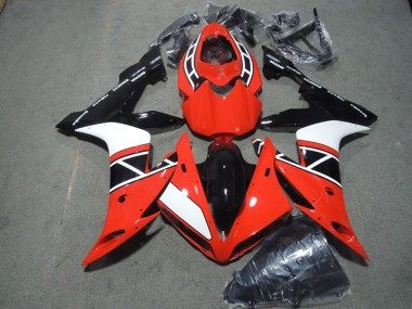 2004-2006 Yamaha YZF R1 Motorcycle Fairings - White Red Black